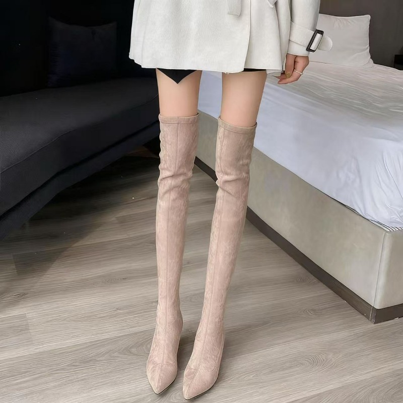Sock Boot Women - Botas femininas sexy dedo do pé