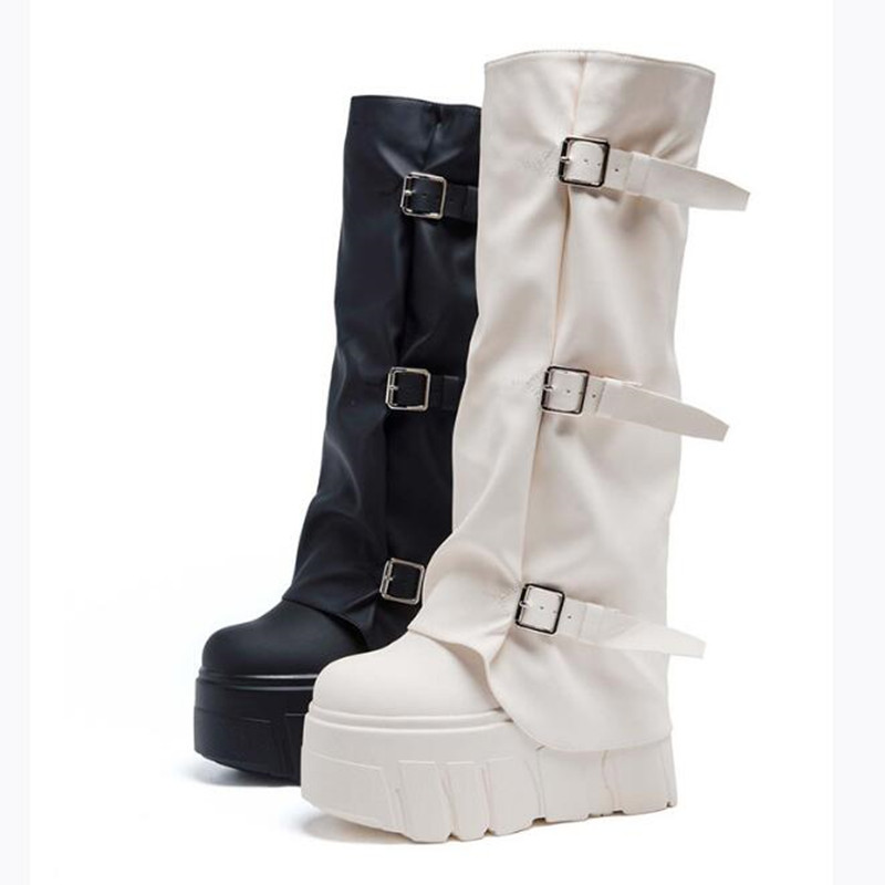 Knee High Boots Women - Novo 2026 marca de moda outono