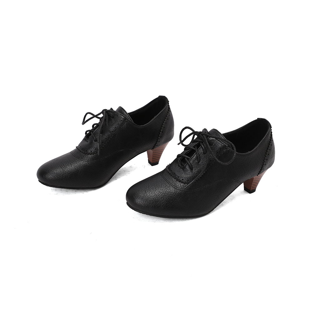 Novos Sapatos Casuais Feminino - Oxford Lace Up Women avaliação e preço