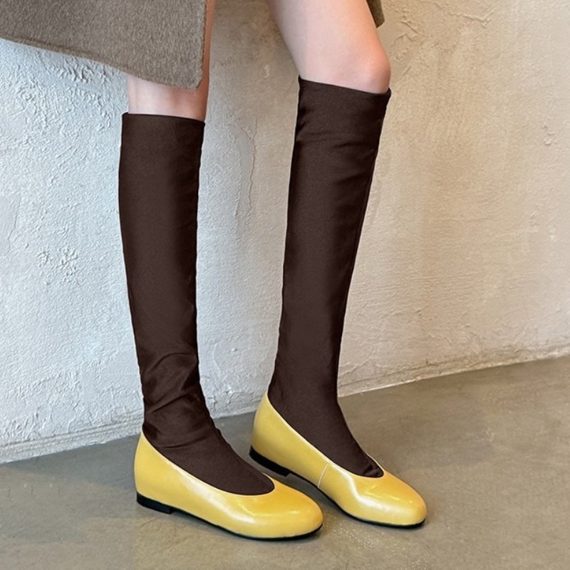 Marca de moda dedo do pé redon - Sock Boot Women avaliação e preço