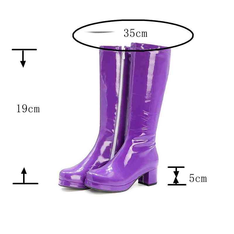 Reave gato outono doce joelho- - Knee High Boots Women avaliação e preço